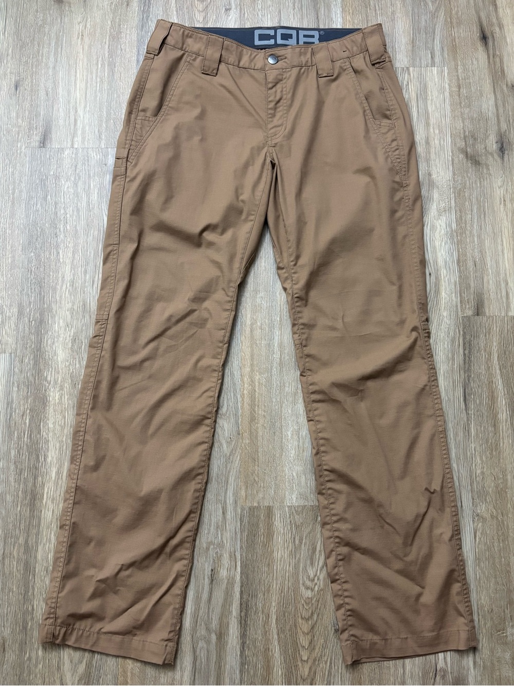 CQR Mens Pants Stretch Hiking/ Work Trail Zip Pocket